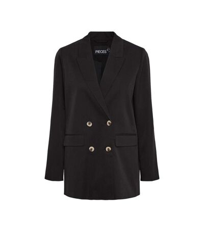 Blazer noir femme pieces thelma - l