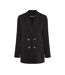 Blazer noir femme pieces thelma - l-1