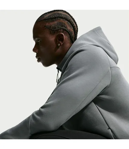 Veste À Capuche Motif/style Chevron Tech Homme Gris Nike