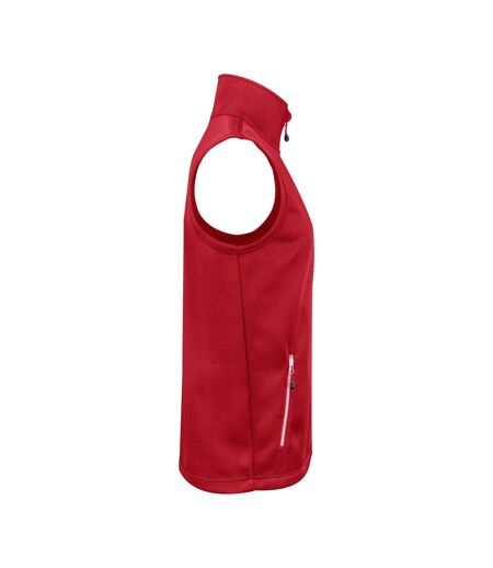 Mens Powerslide Gilet Red Printer