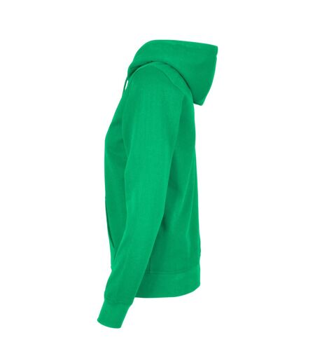 Veste à capuche basic femme vert gazon Build Your Brand