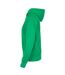 Veste à capuche basic femme vert gazon Build Your Brand-3