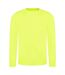 T-shirt Adulte Jaune Électrique AWDis Cool-1