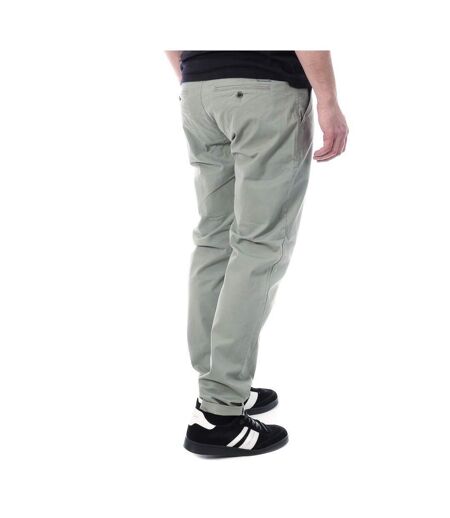 Pantalon chino vert/gris homme paname brothers costa1