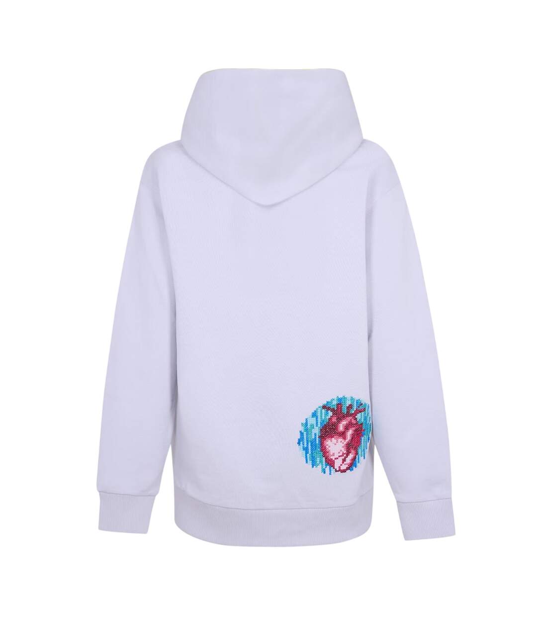 Womens/ladies Eye Polycotton Hooded Hoodie Gravel Diadora-2