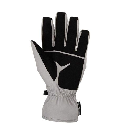 Unisex Adult Wind Resistant Plain Ski Gloves Grey Pretty Green