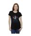 Disney T-Shirt coton Lightyear Buzz et Zurg Femme/Ladies (Noir) - UTBI29073-2