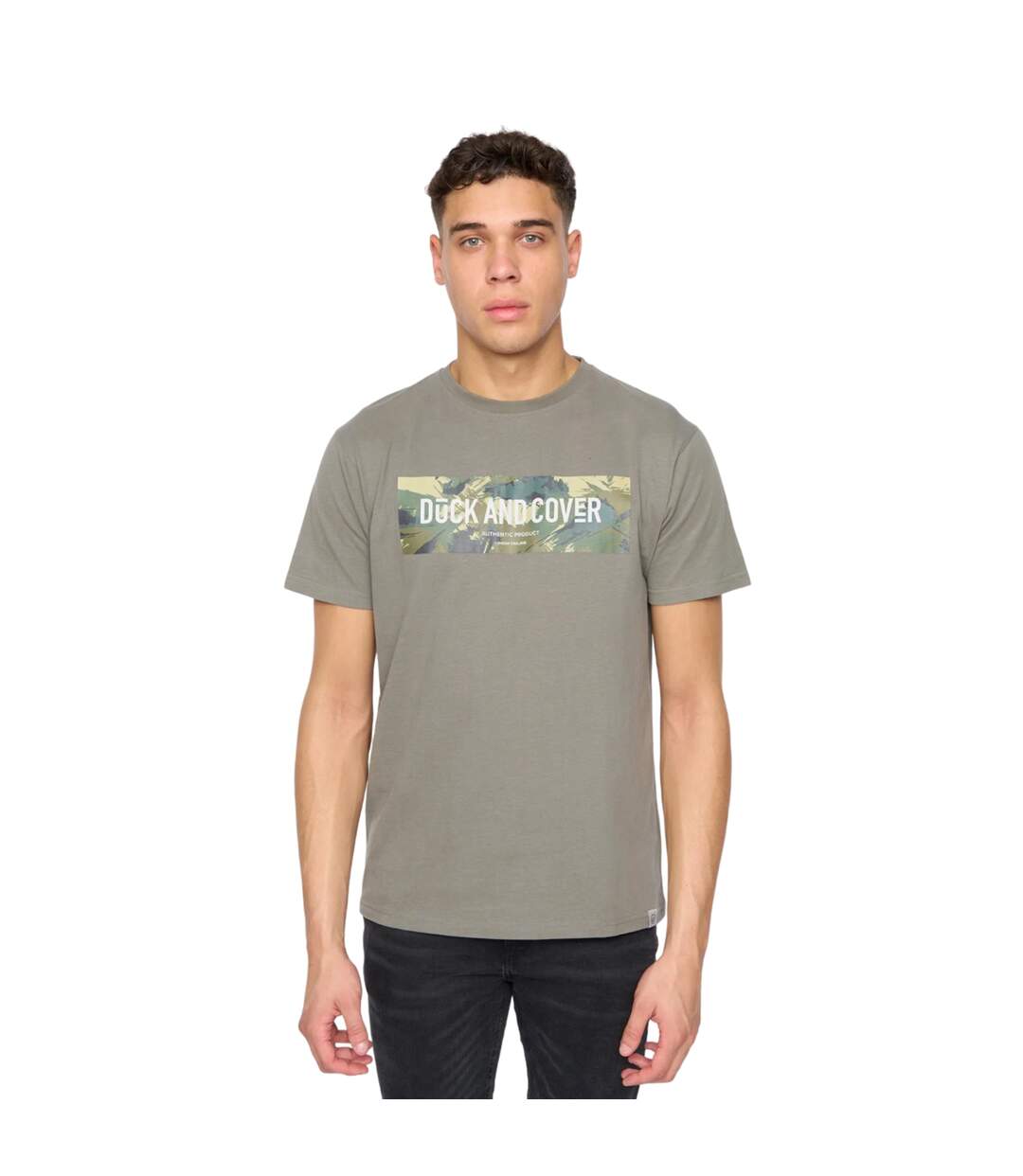 T-shirt wayfirth homme olive Duck and Cover-1