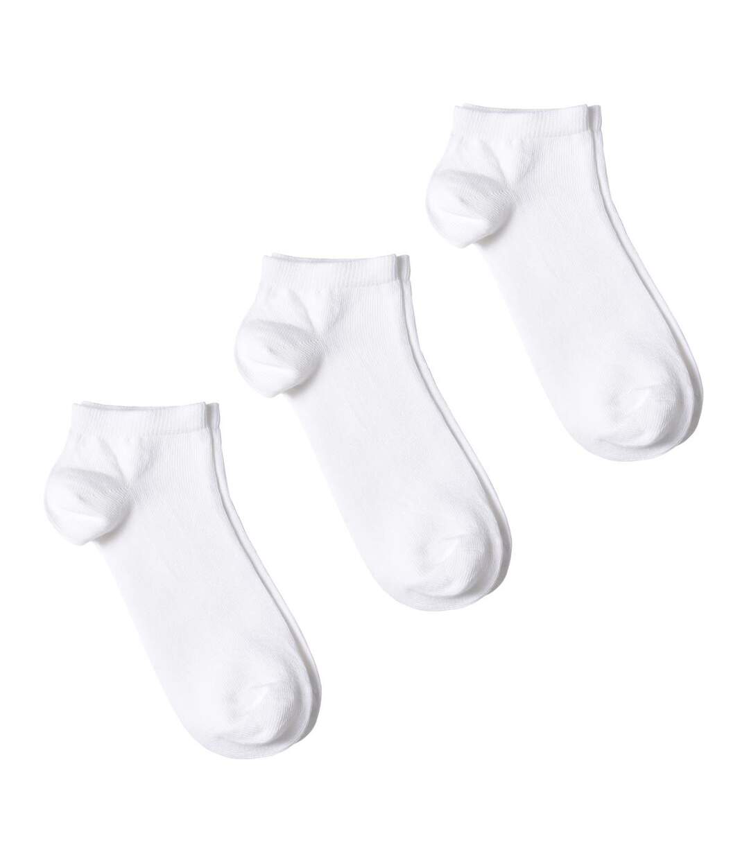 Socquettes coton – Lot 3 paires  - Fabriqué en UE