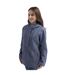 Veste Imperméable Unie À Capuche Jodie Femme Bleu De Gris Trespass-4