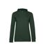 Sweat À Capuche Femme Vert Forêt B&C-1