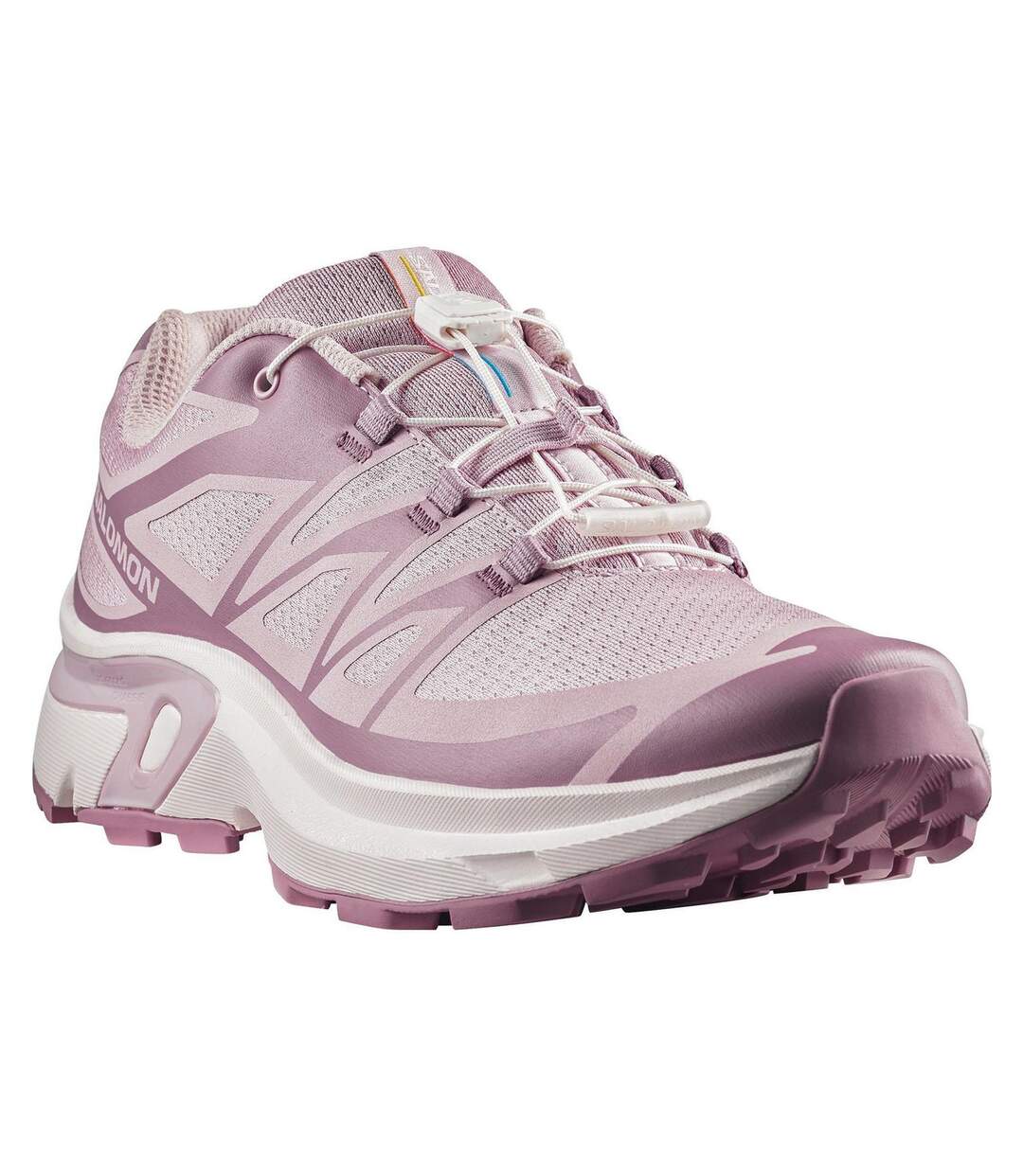 Womens/ladies Evr Low Cut Trainers Dawn Pink Salomon-4