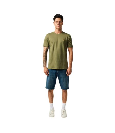 Mens Orange Premium Cotton T-shirt Sage Boss