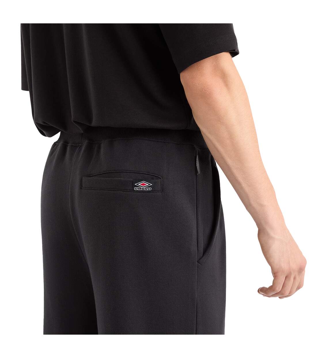 Mens crest jogging bottoms black Umbro-4