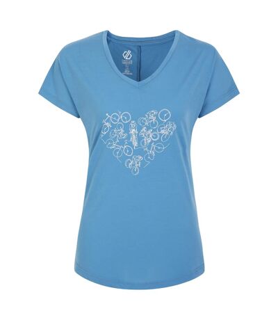 T-shirt calm femme bleu pâle Regatta