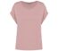 T-shirt écoresponsable manches à revers - Femme - PAT309 - rose pétale-1