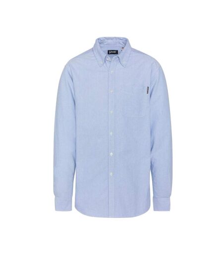 Chemise Bleu Homme Schott Oxford - L