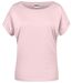 T-shirt BIO col bateau - Femme - 8005 - rose pastel