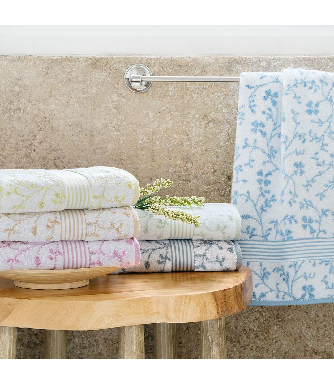Drap de douche VINTAGE FLORAL-3