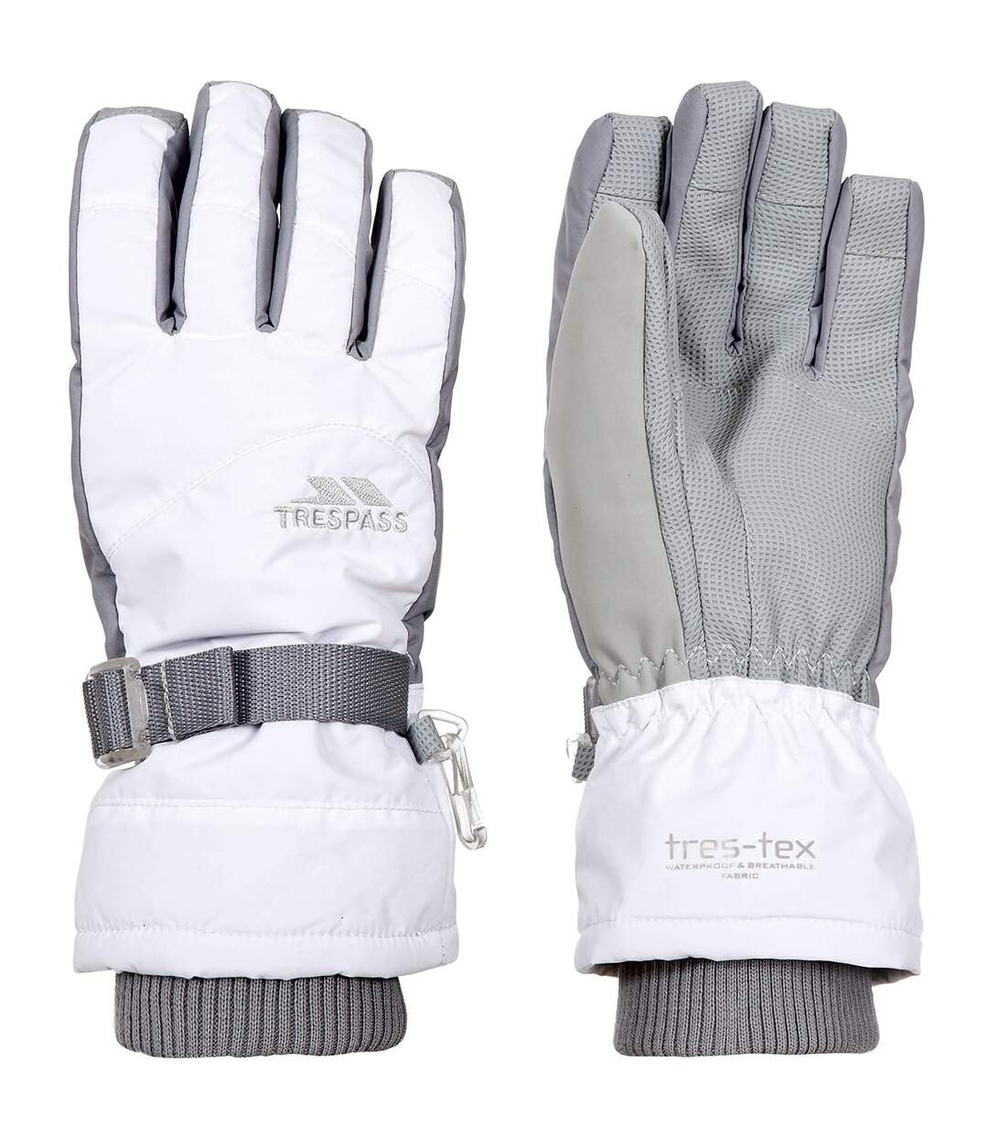 Gants de ski vizza femme blanc Trespass