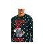 Brave Soul Mens Jingle Bell Rock Christmas Sweater (Pine Green) - UTUT1045