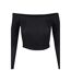 Haut Manches Longues Motif/style Paillettes Femme Noir Urban Classics-2