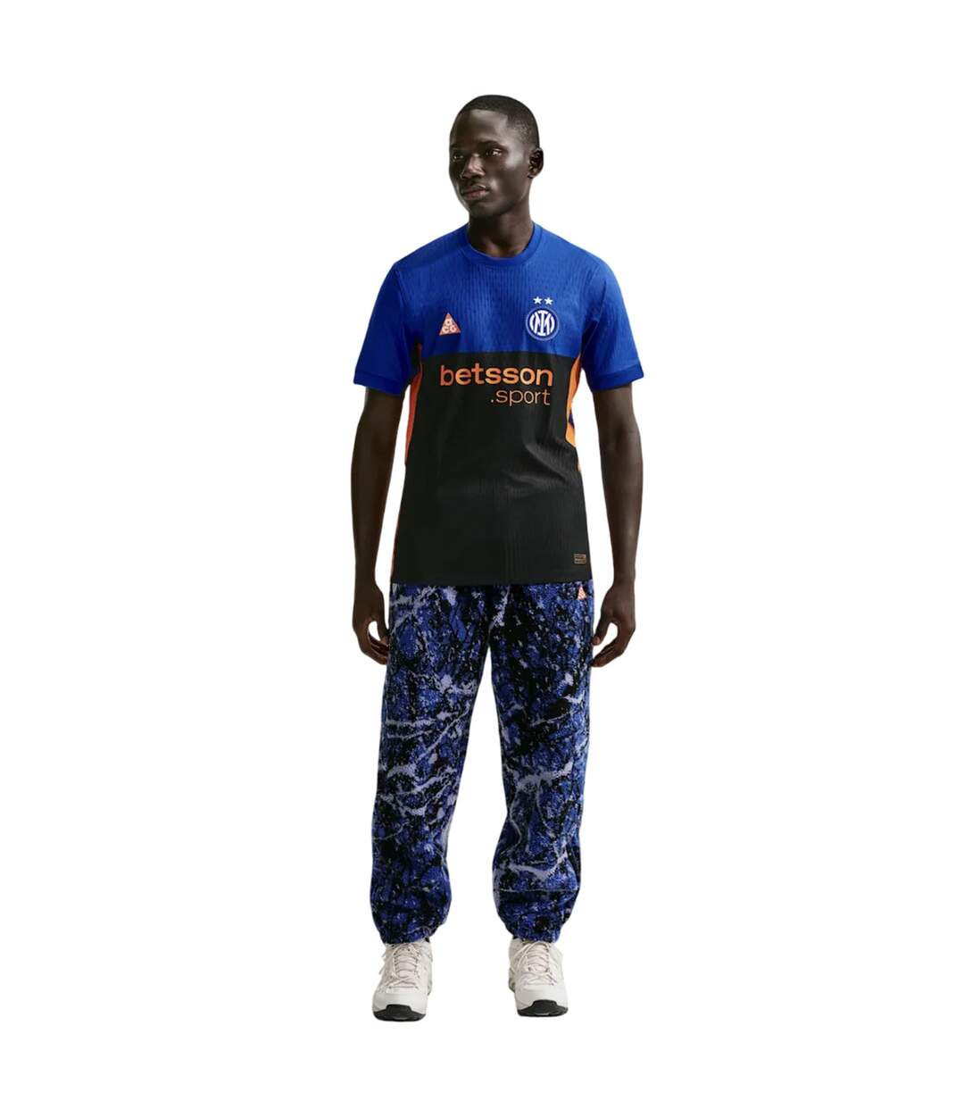 Mens Nike Dri-fit Jersey Blue Black FC Inter MIlan-4