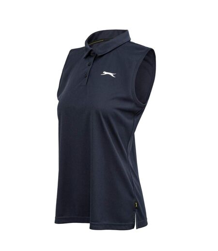 Polo Sans Manches Femme Bleu Marine Slazenger