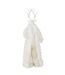 Statue Cerf Debout Manteau 76cm Blanc-1