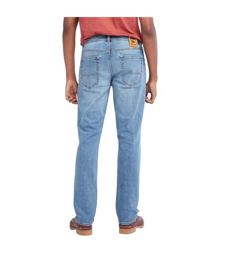 Mens Sandown Stretch Leather Patch Slim Jeans Denim Timberland