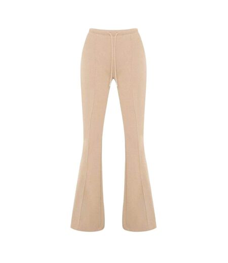 Pantalon De Jogging Motif/style Évasé Femme Taupe I Saw It First