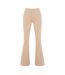 Pantalon De Jogging Motif/style Évasé Femme Taupe I Saw It First-2
