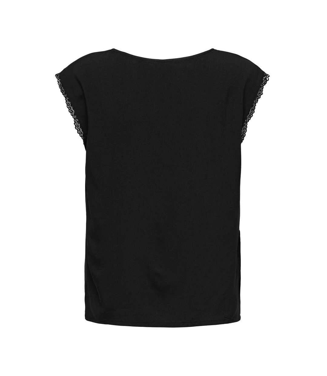 T-Shirt noir femme only selina-2