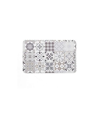 Tapis de Bain Imprimé Salou 50x80cm Gris
