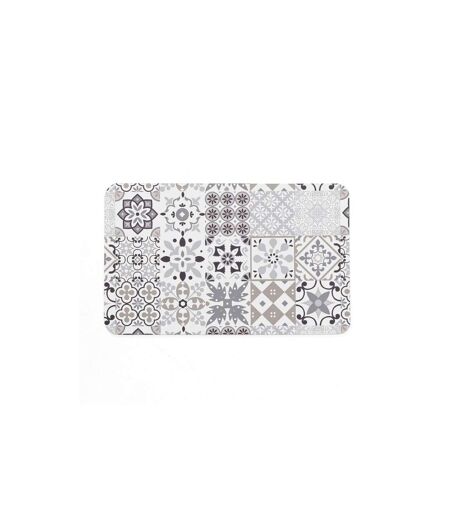 Tapis de Bain Imprimé Salou 50x80cm Gris