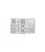 Tapis de Bain Imprimé Salou 50x80cm Gris-1