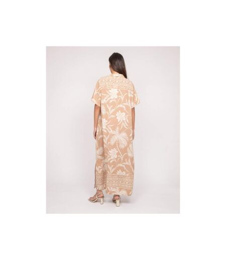 Robe chemise longue motifs ILIAGO - Dona X Lisa