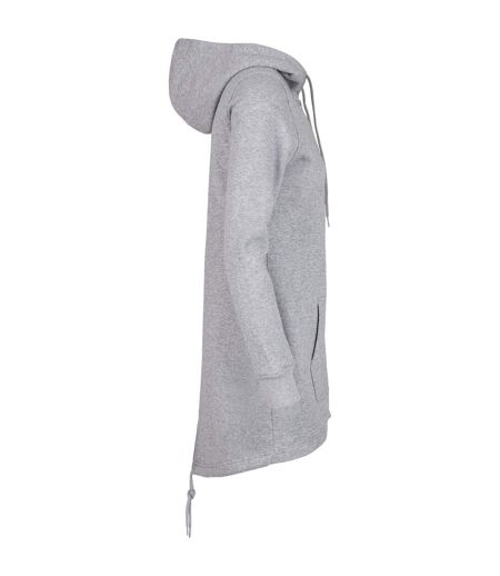 Parka Sweat Femme Gris Chiné Build Your Brand