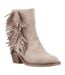 Womens/ladies Yankee Tassel Cowboy Boots Taupe Rocket Dog-1