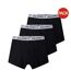 Boxers Motif/style Logo Homme Noir Minoti-1