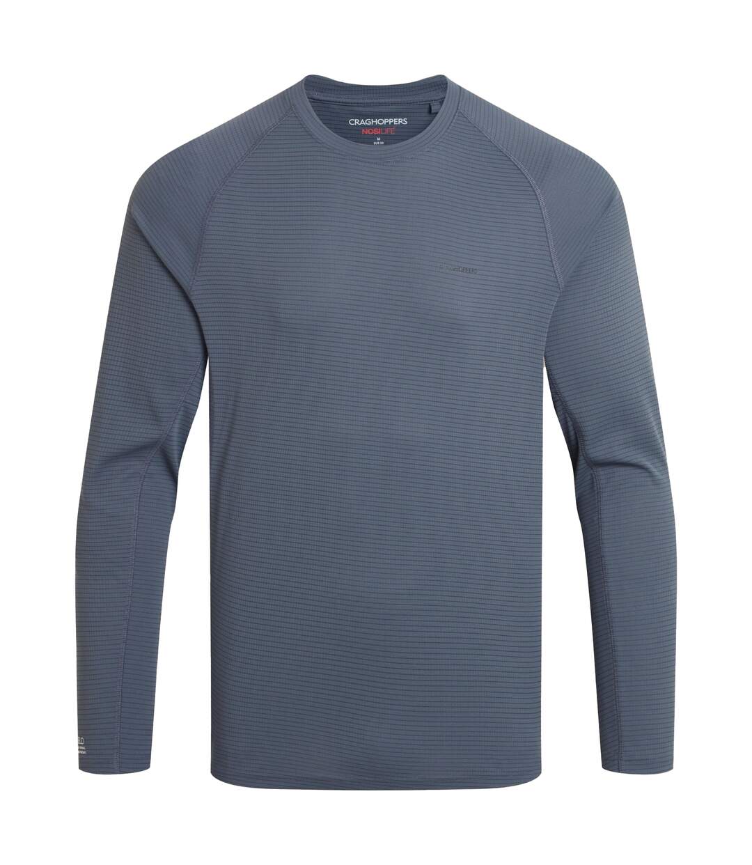 Mens Solarshield+ Nosilife Long-sleeved T-shirt Dark Pewter Craghoppers-2