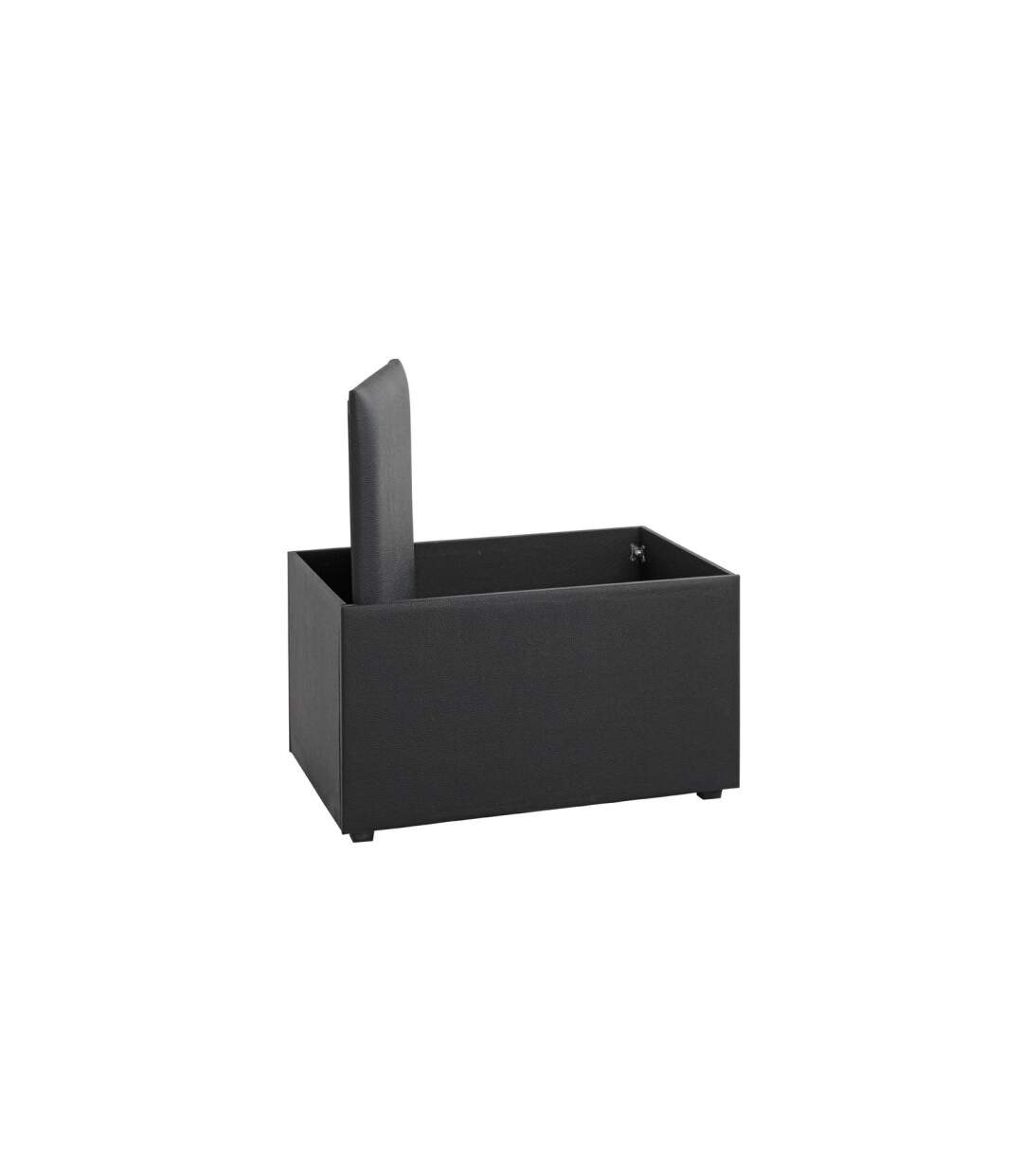 Coffre de Rangement Design Soldi 65cm Noir-4