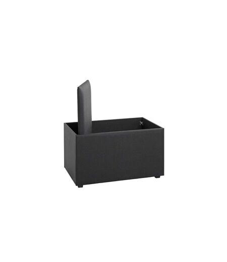 Coffre de Rangement Design Soldi 65cm Noir