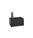 Coffre de Rangement Design Soldi 65cm Noir-4
