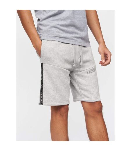 Crosshatch Mens Apollos Shorts (Grey Marl)