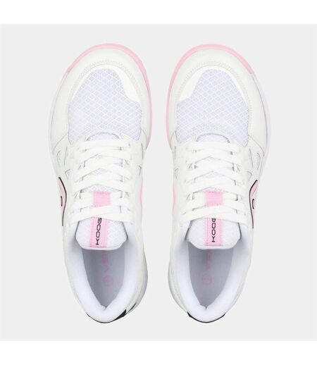 Chaussures Netball Femme Blanc Rose KooGa