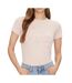 T-shirt rose femme guess n gj ss slim flower-1