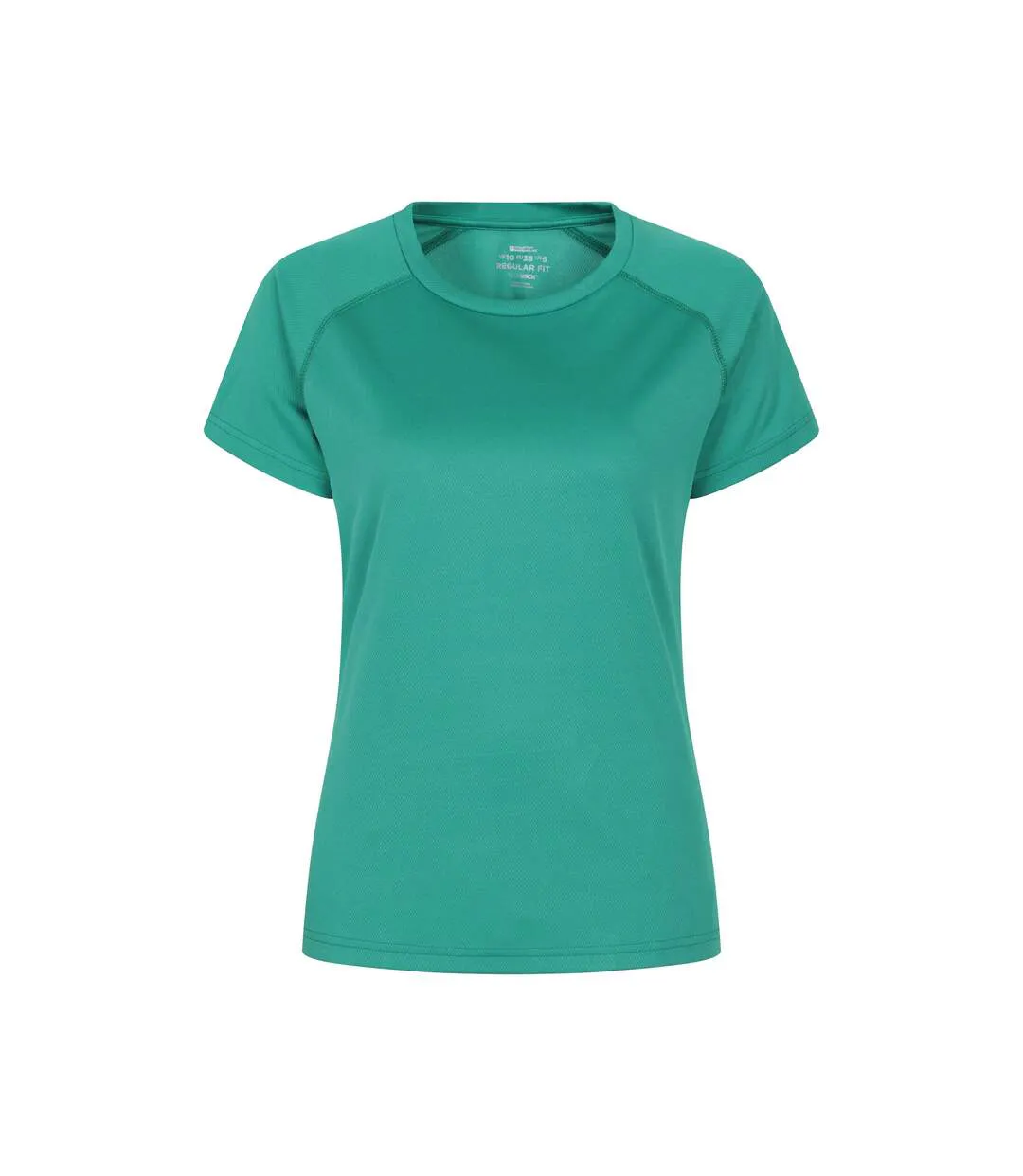 T-shirt Uni Manches Courtes Endurance Femme Vert Vif Mountain Warehouse-1
