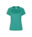 T-shirt Uni Manches Courtes Endurance Femme Vert Vif Mountain Warehouse-1
