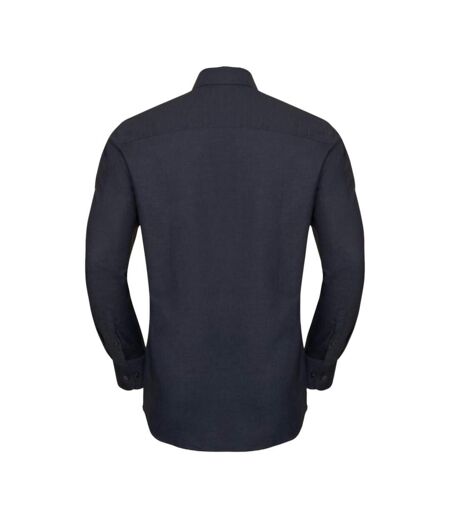 Chemise Manches Longues Homme Noir Russell